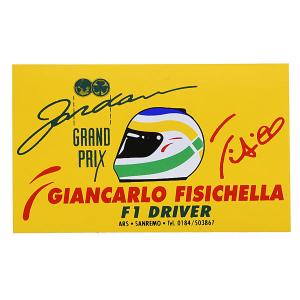 GIANCARLO FISICHELLA JORDANステッカー　24576｜itazatsu