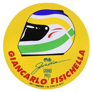 GIANCARLO FISICHELLA JORDANラウンドステッカー　24577｜itazatsu