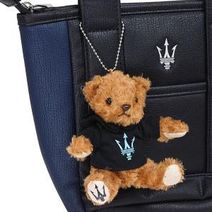 マセラティ純正テディベアキーリング(パーカー/ブラック)　24751｜イタリア自動車雑貨店ショッピング