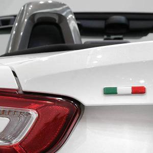 アバルト純正124spider用イタリアンフラッグエンブレム　25900｜イタリア自動車雑貨店ショッピング
