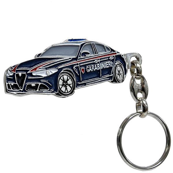 CARABINIERIオフィシャルメタルキーリング(アルファロメオ ジュリア)　26440