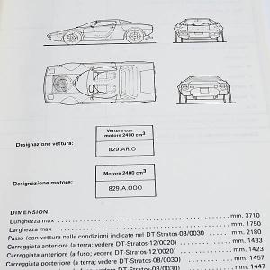 ランチア STRATOS テクニカルデータマニ...の詳細画像4