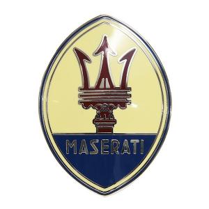 Maserati マセラティエンブレム3Dステッカー (Large) 12132