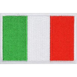 イタリア国旗ワッペン(medium)　6448｜itazatsu