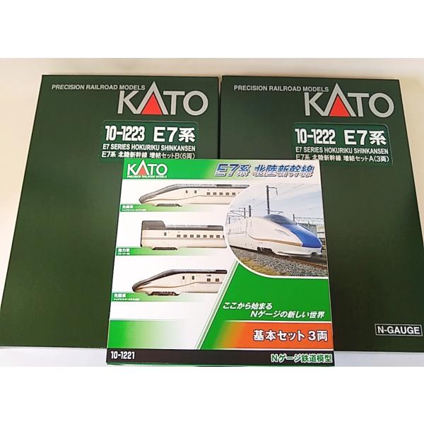 KATO 10-1221 E7系 北陸新幹線 基本+10-1222 増結セットA 、10-1223 ...
