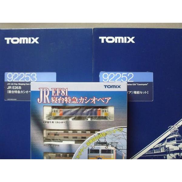 TOMIX  92251 JR EF81  寝台特急 カシオペア +92252 E26系 増結I +...