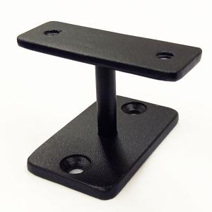 WT-B1 壁受けフィレット 黒 手すりブラケット ロートアイアン製 手すり