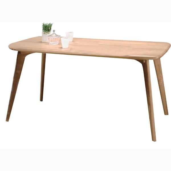 ダイニングテーブル CL-817TNA 長方形 木製 4人掛けサイズ ナチュラル 天然木 木製 木製...