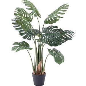 フェイクグリーン モンステラ GRN-11 インテリア グリーン 大型 安い リアル 造花 植木鉢 ...