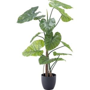 フェイクグリーン クワズイモ GRN-16 インテリア グリーン 大型 安い リアル 造花 植木鉢 ...