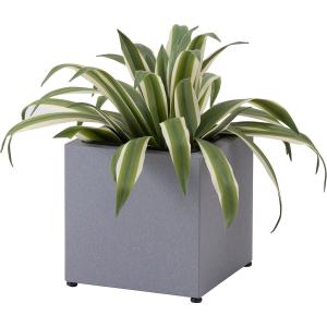 プランター GRNB-54S 鉢入れ モダン インダストリアル シンプル グレー 植物 観葉植物 アジャスター付き インテリア 正方形 6号用｜itcom-ec
