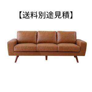 ジェネラル3人掛け GS-78LBR ビンテージソファー レザーソファ 合成皮革 リビング アンティーク シンプル 【送料別途見積】｜itcom-ec