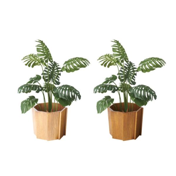 ウッドプランターS GUY-823 プランター 木製 天然木 ミンディ 入れ物 カバー 観葉植物入れ...