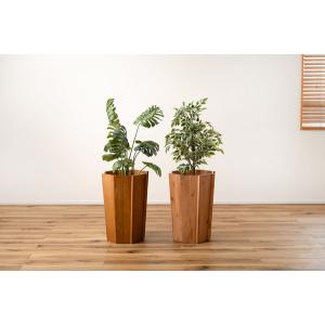 ウッドプランターL GUY-824 プランター 木製 天然木 ミンディ 入れ物 カバー 観葉植物入れ 飾り インテリア インテリア雑貨｜itcom-ec