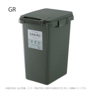 ダストボックス サビロ 連結ワンハンドペール45J グリーン/緑 RSD-282GR ゴミ箱 おしゃれ キッチン 45リットル 屋外 分別 フタ付き｜itcom-ec