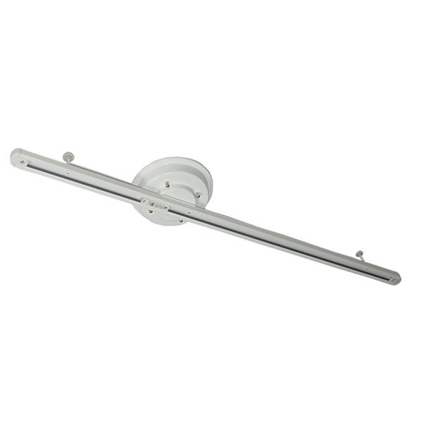 簡易取り付け式スライドダクトレール SRP-504IV ライティングレール 配線ダクトレール アジャ...