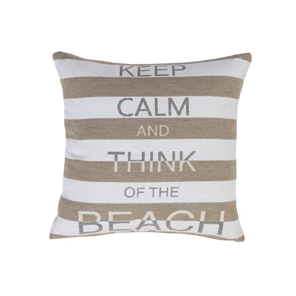 クッション カーム TTC-116 フロアクッション 正方形 ボーダー インテリア 欧米 アメリカン