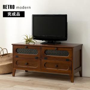 レトロシリーズ TV台 MTV-5189BR ローボード テレビ台 リビング ダイニング ブラウン 収納｜itcom-ec