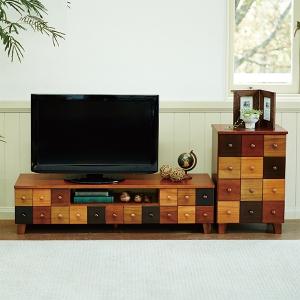 テレビ台 ブラウニーシリーズ MTV-5501 リビング ブラウン 模様替え TV台 ローボード｜itcom-ec