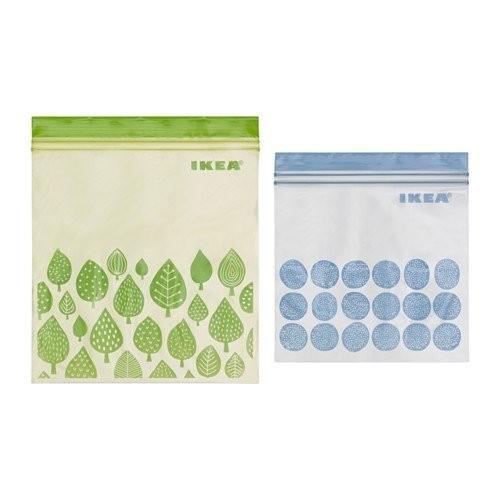 プラスチック袋　IKEA　イケア　イースタード　ISTAD　グリーン　ブルー