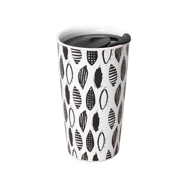 IKEA イケア OSKADD オスカッド 携帯用マグ ブラック 黒