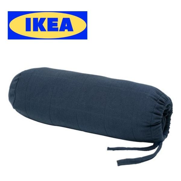 IKEA イケア ODDHILD オッドヒルド ひざ掛け ダークブルー