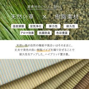 【9枚セット】新素材で丈夫 ハイブリッド置き畳...の詳細画像4