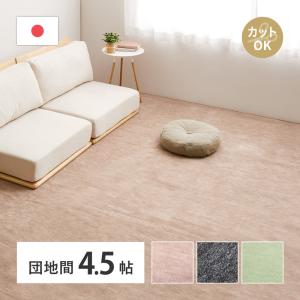 平織カーペット　ラウム　団地間4.5帖 600202345 団地間4.5畳 約255×255cm ラグ カーペット  敷詰めカーペット フリーカット　ペット可｜itcom-ec