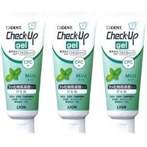 ライオン DENT チェックアップ ジェルミント 3本 ７５g