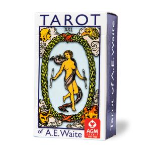 ライダー ミニ アーサー・エドワード版 ブルーエディション　Tarot of A.E Waite MINI 日本語解説書付き