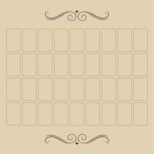 グラン・タブロー ルノルマン タロットクロス タロットクロス ベルベット タロットカード ルノルマンカード オラクルカード 占い 60×60cm