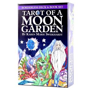 タロット・オブ・ムーン・ガーデン ブックセット Tarot of a Moon Garden Borderless タロットカード 78枚 タロット 占い 日本語解説書付き 送料無料 正規品