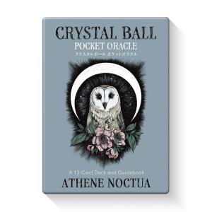 クリスタル・ボール・ポケット・オラクル オラクルカード 日本語版 ポケットサイズ アファメーション 占い 日本語解説書付き