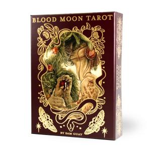 ブラッド・ムーン・タロット Blood Moon Tarot 水彩アート 幻想的 自己対話 78枚 タロットカード タロット 占い 日本語解説書付き 送料無料 正規品