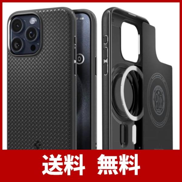 Spigen iPhone 15 Pro Max ケース Magsafe対応 米軍MIL規格 マグ・...