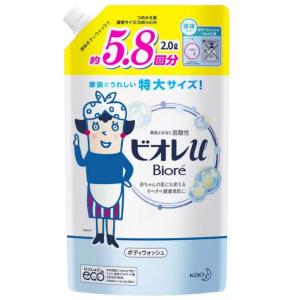 （ボディウォッシュ ビオレu フレッシュフローラル 液体タイプ 2L つめかえ用）2.0L エコパック ボディソープ 素肌 弱酸性 全身洗浄料 ポンプ コストコ 564470｜アイテンプ 生活雑貨店