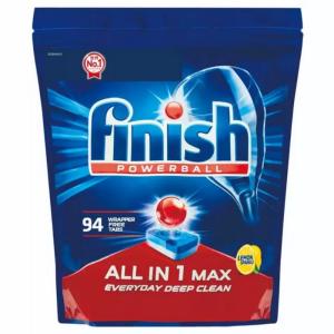 finish フィニッシュ パワーボール オールインワン 94個 食器洗い乾燥機用 台所用合成洗剤 食洗器 洗剤 タブレット 強力洗浄 除菌 消臭 31274