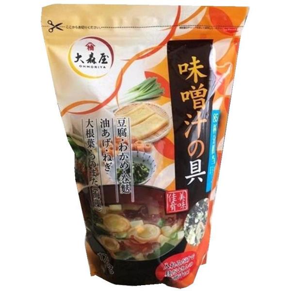 （大森屋 味噌汁の具 175g）85杯分 豆腐 わかめ 巻麩 油あげ ねぎ 大根葉 つのまた（海藻）...