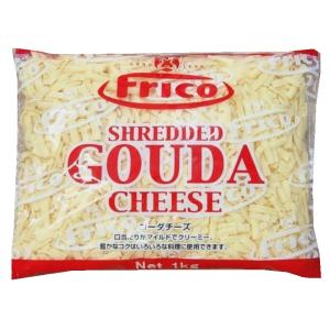 （冷蔵品 シュレッド ゴーダチーズ 1kg フリコ）オランダ グラタン リゾット トースト ピザ サラダ まろやか クリーミー チーズ 大袋 大容量 コストコ 50002