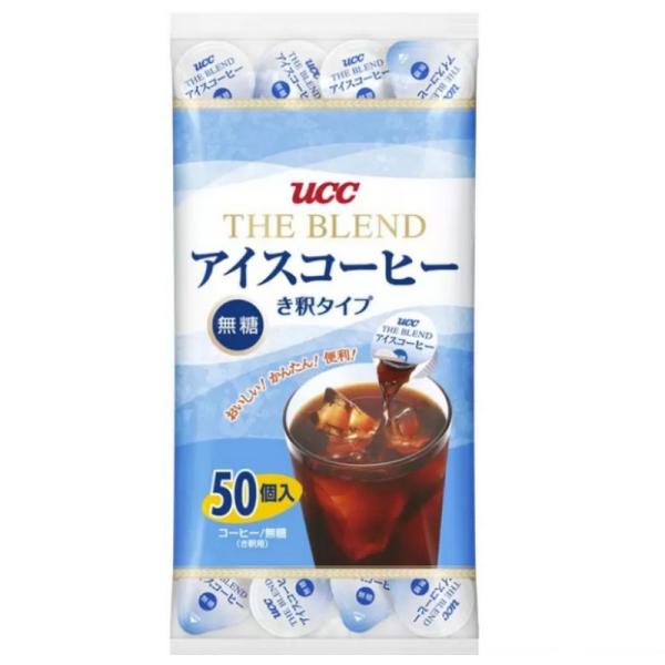 （UCC上島珈琲 ブレンドアイスコーヒー 無糖 き釈タイプ 18g×50個）900g 簡単 1杯分の...