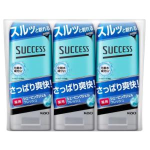 サクセス （サクセス 薬用シェービングジェル フレッシュタイプ 180g×3