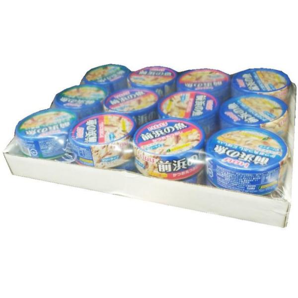 （いなば 前浜の魚 115g×24個 キャットフード アソートパック）缶詰 24缶 ねこ えさ まぐ...