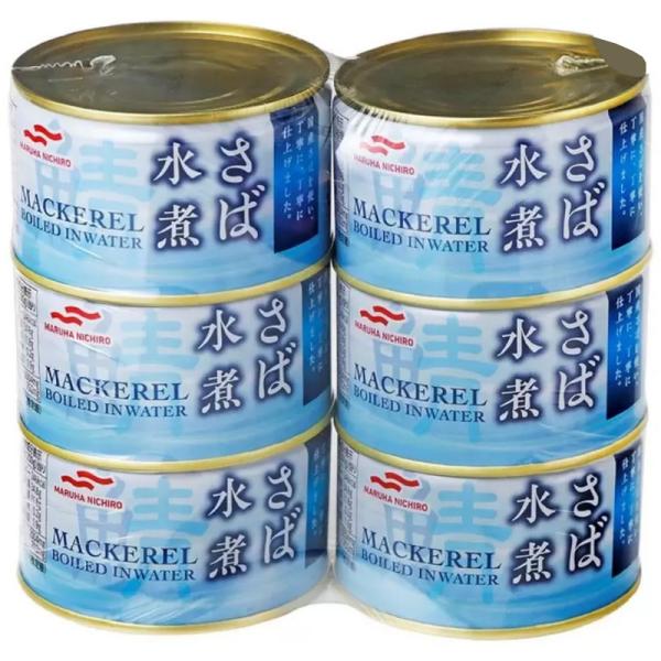 （6缶セット マルハニチロ さば水煮 200g×6缶）6個 さば 国産 缶詰 保存 手軽 おつまみ ...