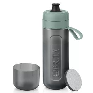 ブリタ ボトル型浄水器 グリーン 600ml カートリッジ3個付き 持ち運び 浄水 水筒 海外 旅行 アクティブ マイクロディスク ダークグリーン 61578