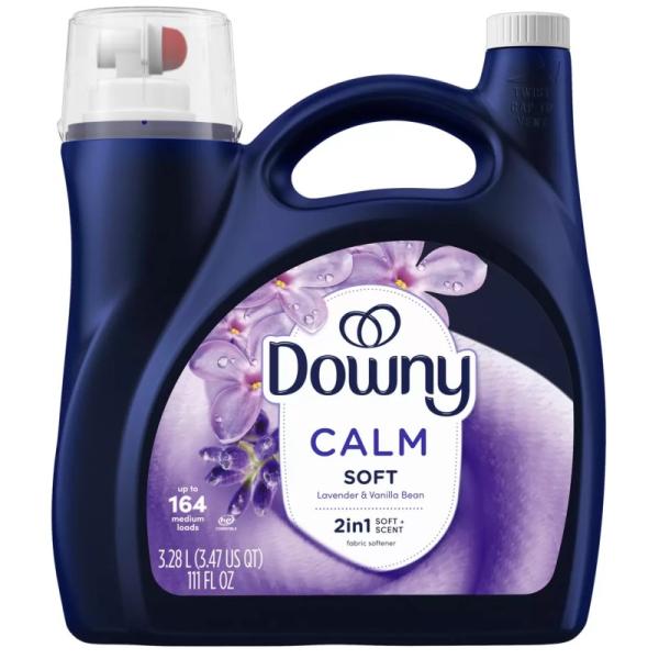 （Downy ダウニー カーム ラベンダー&amp;バニラ 3.28L 柔軟剤）衣料用 服 洗濯 大容量ボト...