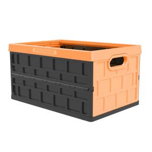 SPACE MADE 折りたたみコンテナ 46L グレー 耐荷重約35kg）コンテナ