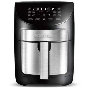 （GOURMIA GAF798 グルミア デジタル エアフライヤー 6.6L）エアーフライヤー ノンオイル ヘルシー 時短 調理 器具 キッチン 家電 タッチパネル 32628