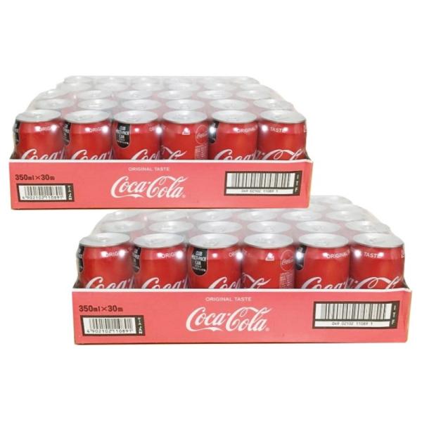 【2ケース】（60缶 コカ・コーラ 350ml×30缶×2）60本 60缶 缶ジュース 炭酸 飲料 ...