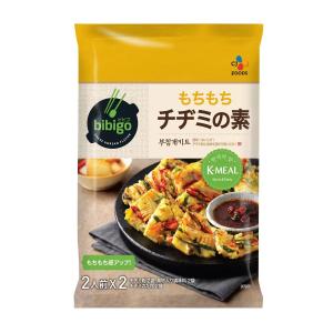 シージェイジャパン bibigo もちもち チヂミ 具材入り ミックス 粉 簡単 お好み焼き 韓国 コストコ 591991