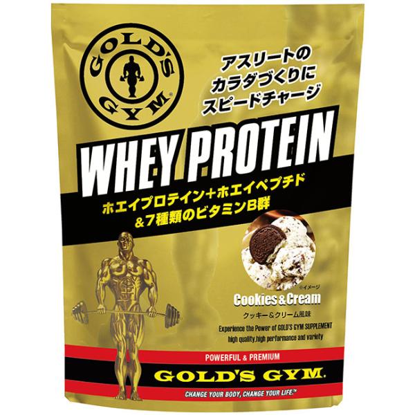 GOLD`S GYM ゴールドジム ホエイプロテイン クッキー&amp;クリーム風味 360g